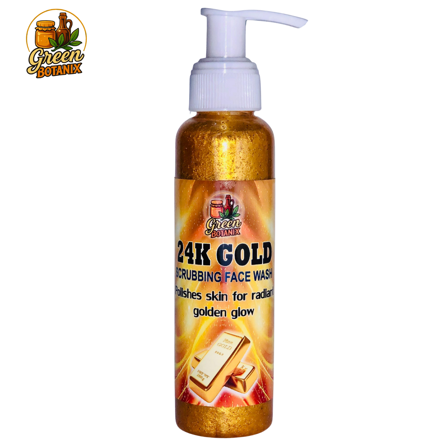 24K Gold Facewash (100ml) - 100% Organic
