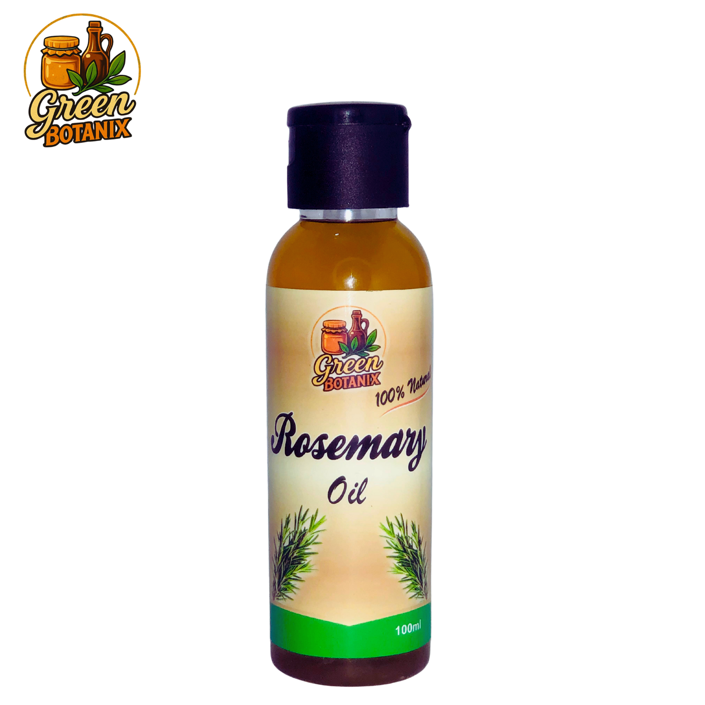 Green Botanix Rosemary Oil - 100% Pure & Natural Oil for Hair Growth & Scalp Care