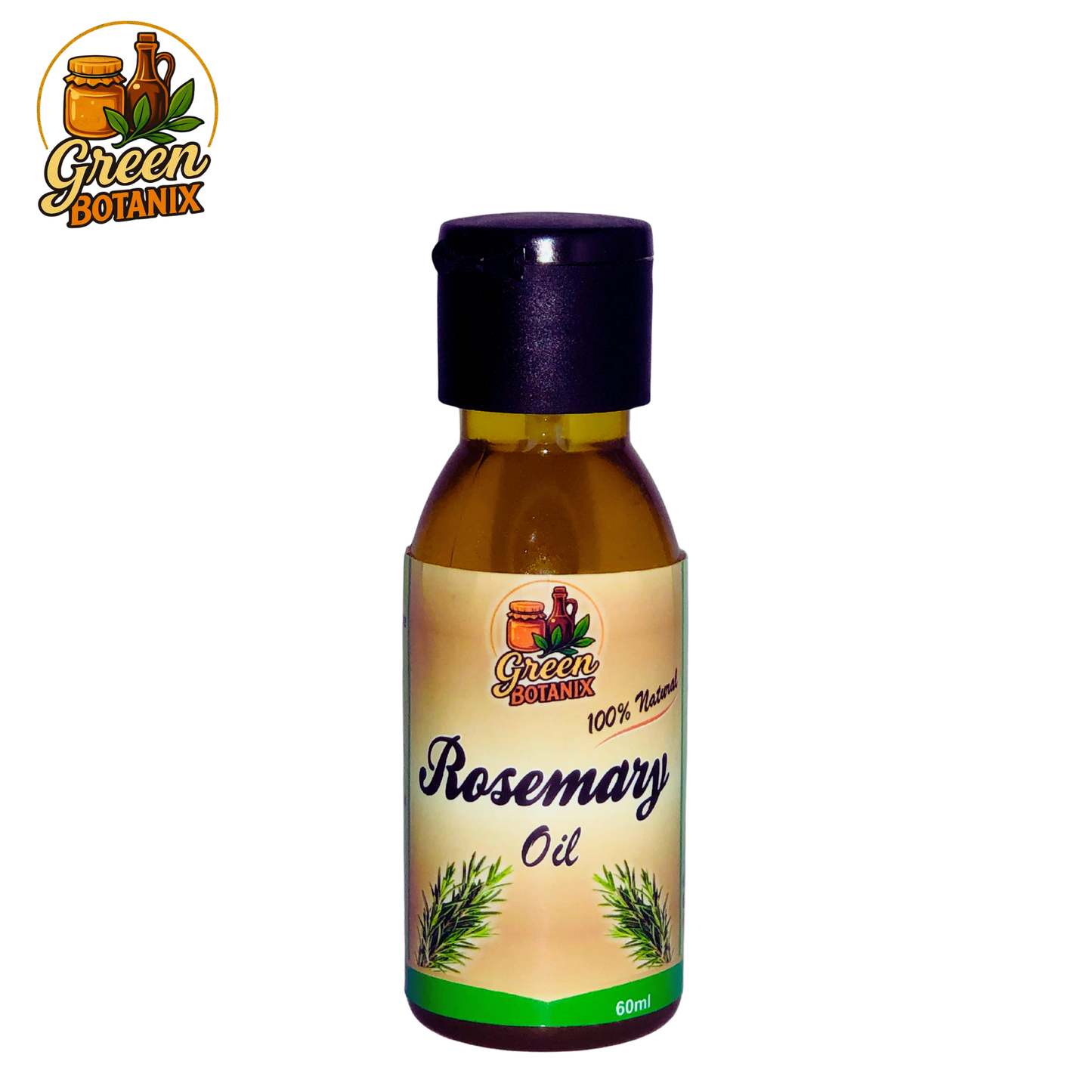 Green Botanix Rosemary Oil - 100% Pure & Natural Oil for Hair Growth & Scalp Care