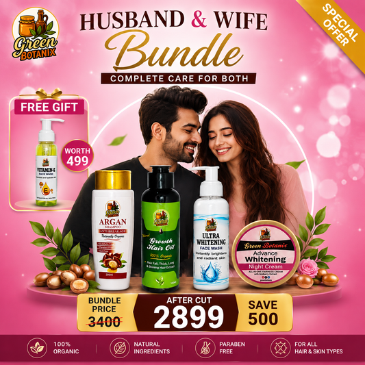 Husband & Wife Complete Care Bundle + FREE Vitamin E Facewash