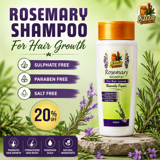 Rosemary Shampoo - Sulphate Free (200ml)