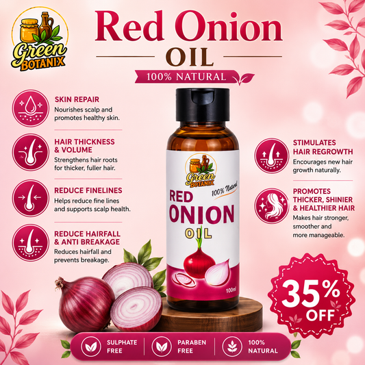 Red Onion Oil (100ml) - 100% Organic