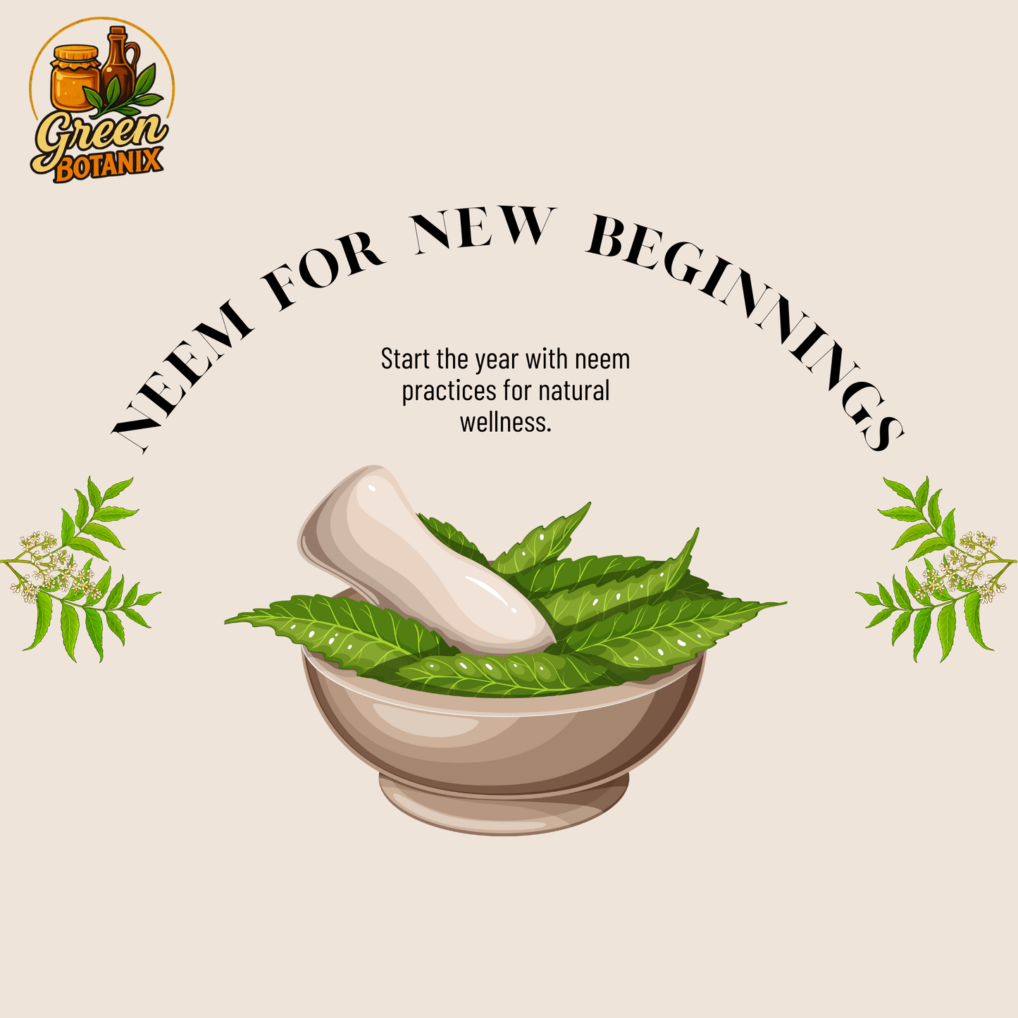 Green Botanix Neem Facewash (100ml) - 100% Organic Remove Impurities & Dead Skins